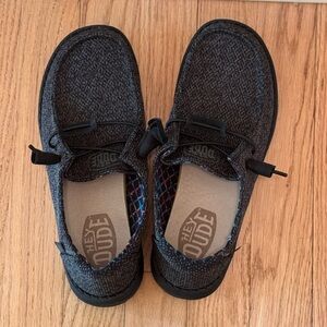 Hey Dude Charcoal  size 6 women - Wendy Sox